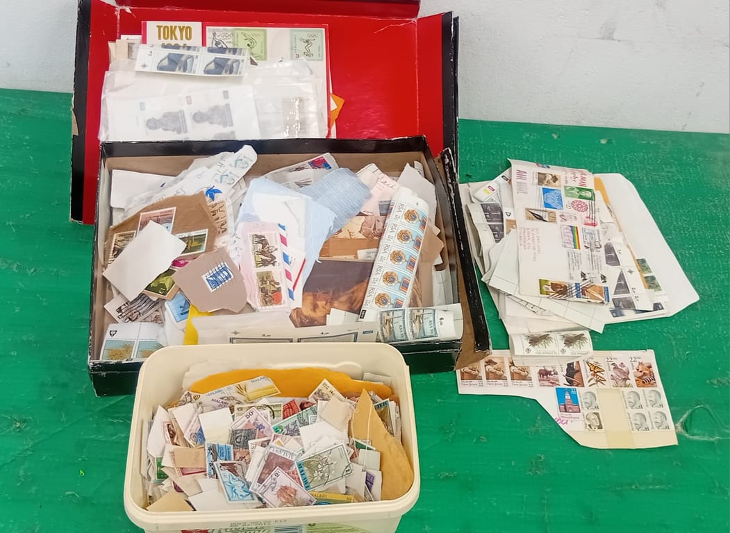 Collection Of Postage Stamps
