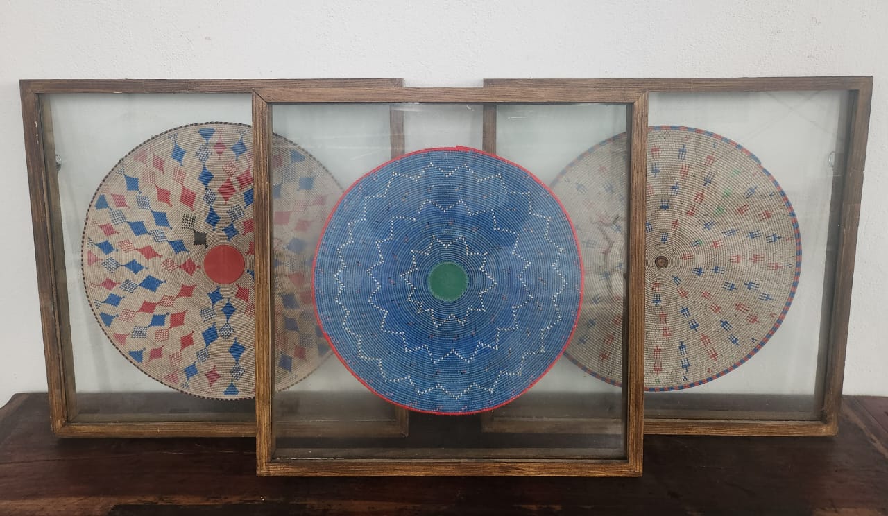 Lot of Hand Plated Mats in Frames