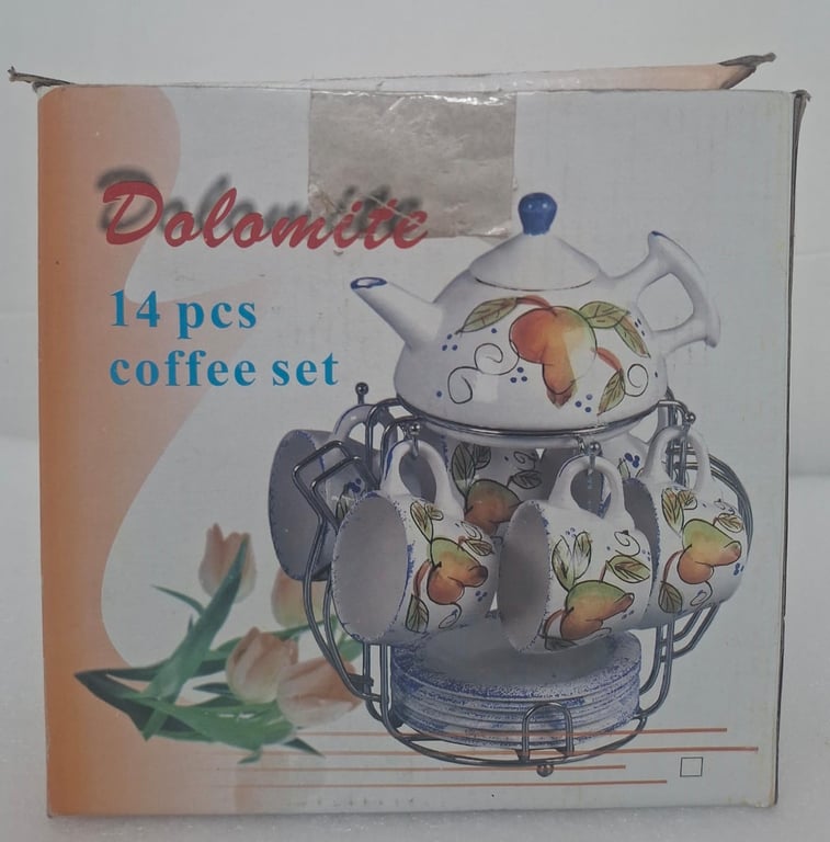 Vintage Dolomite Coffee Set
