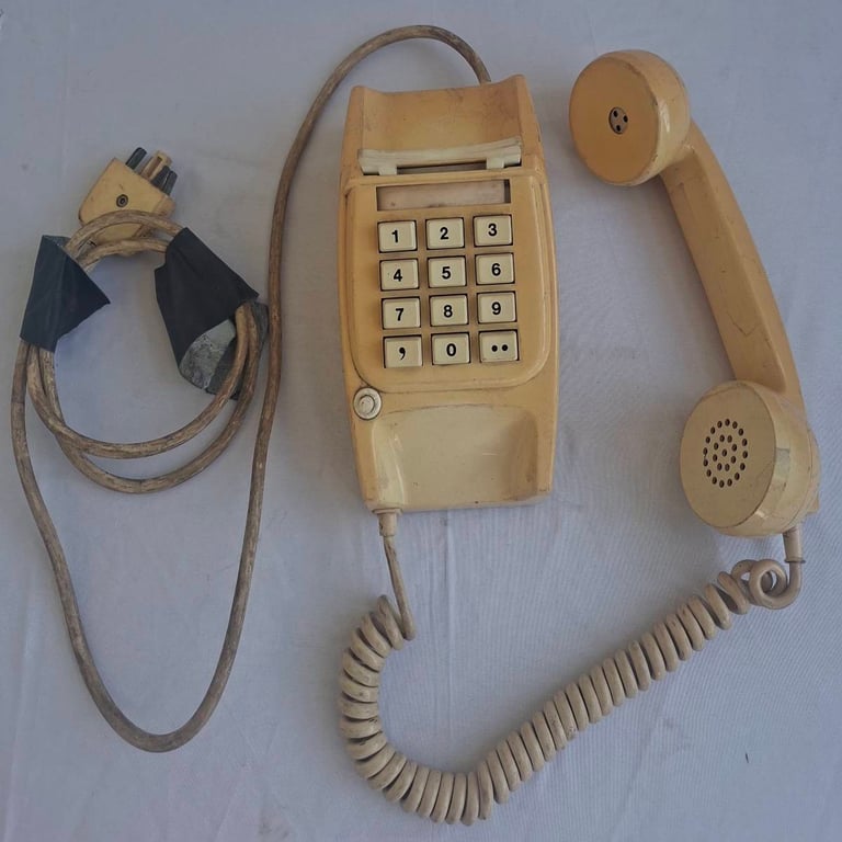 Vintage Push-Button Telephone