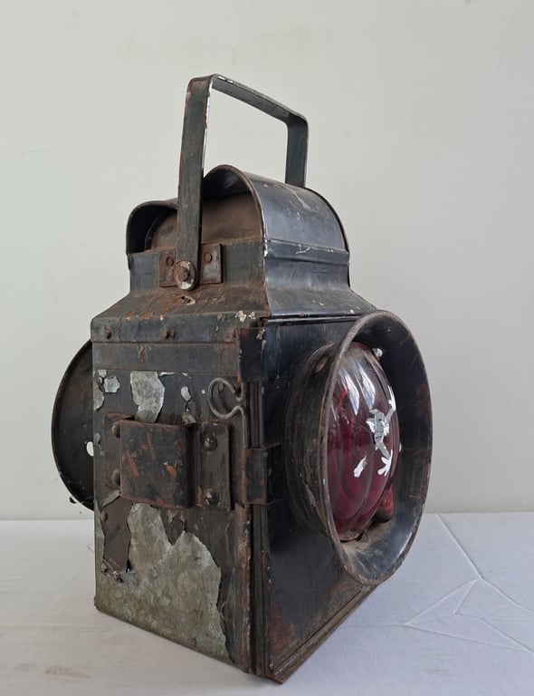Vintage Railway or Industrial Signal Lantern