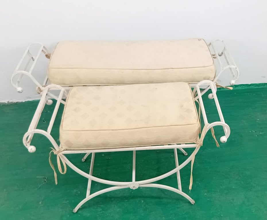 Wrought Iron Chairs & Cushions