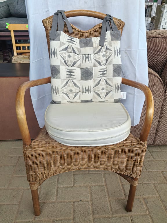 Cane & Wicker Occasional Chair