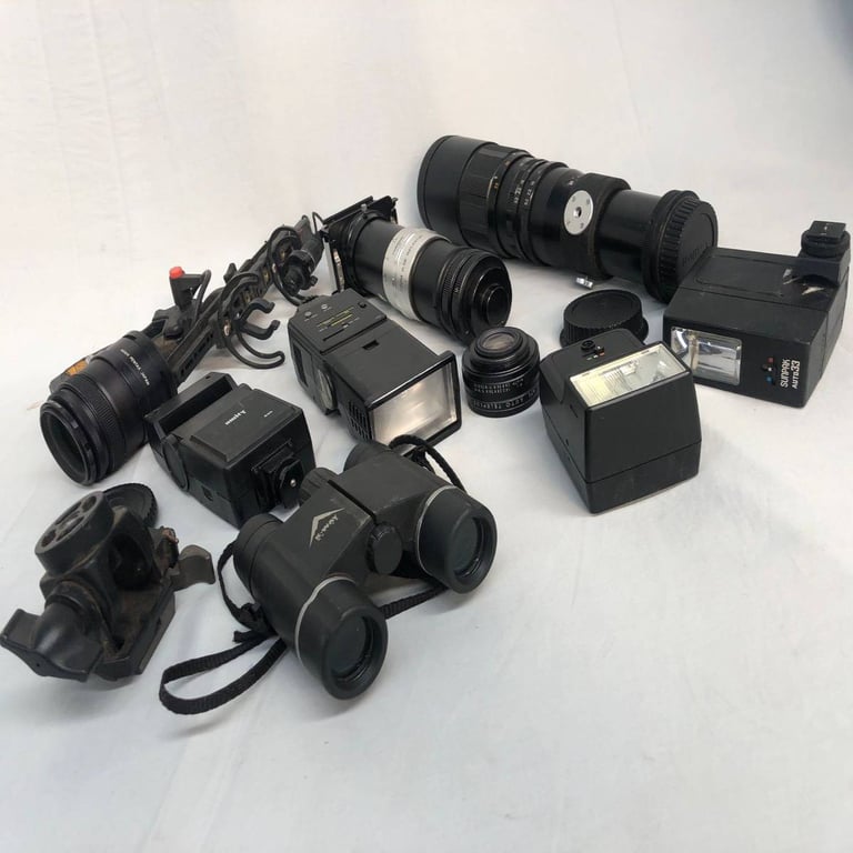 Collection Of Vintage Photography Equipment