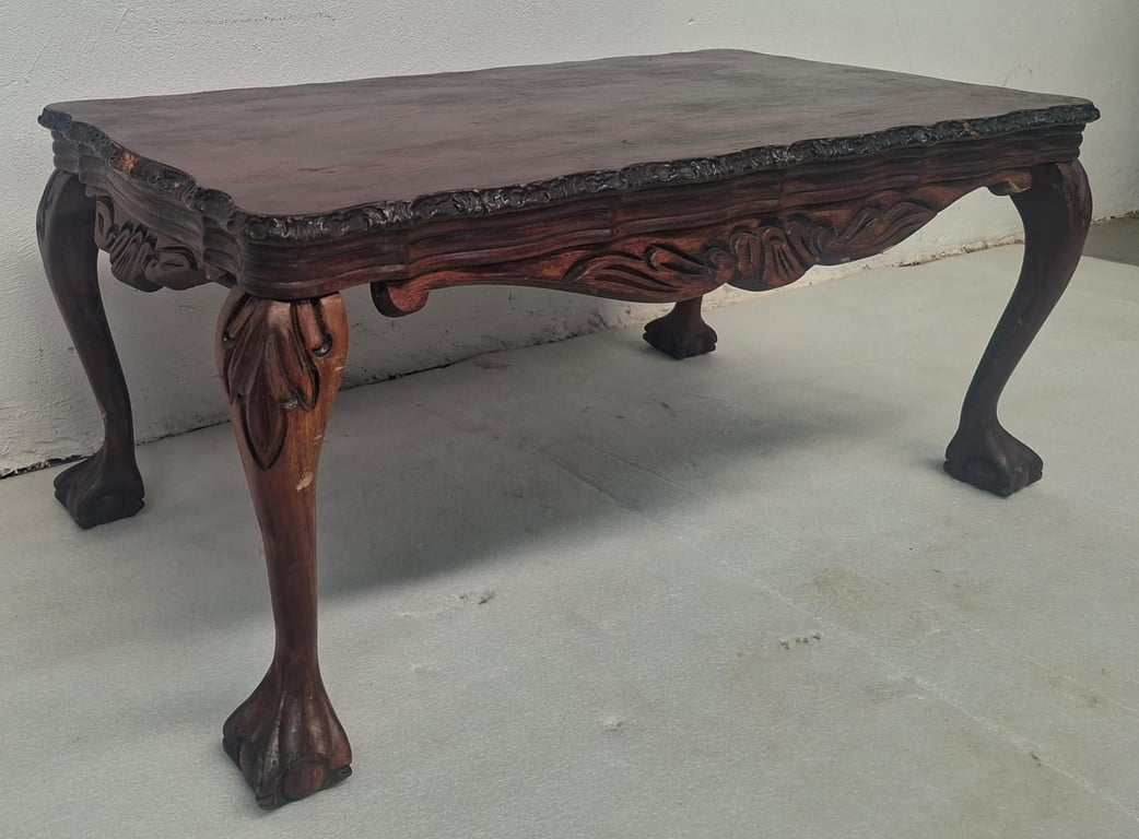 Chippendale Style Mahogany Coffee Table