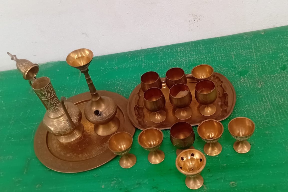 Joblot Of Vintage Brass Ornaments