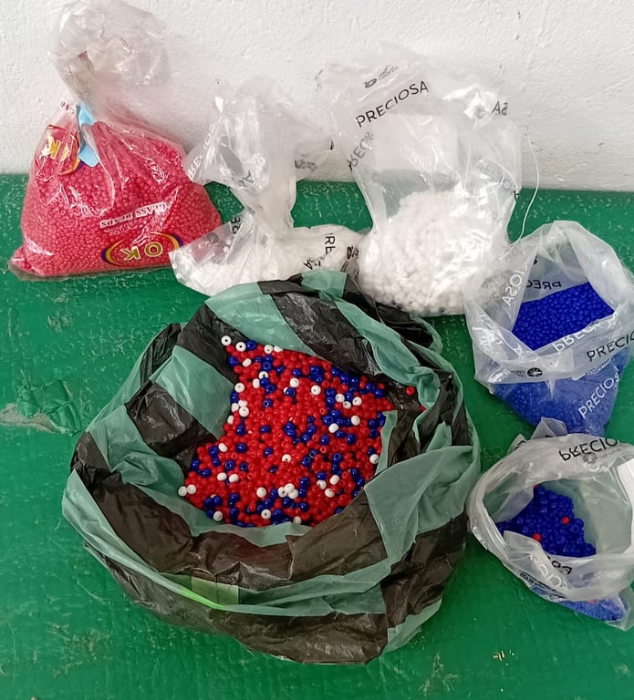 Collection Of Glass Beads