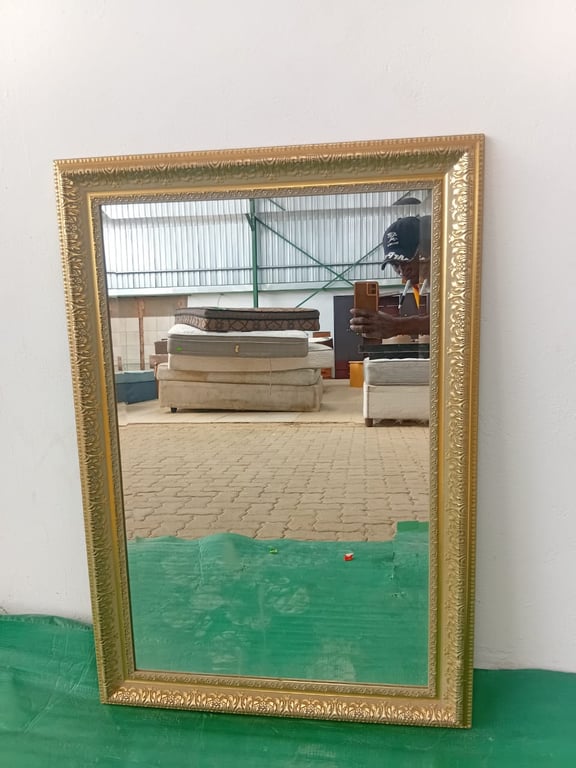 Golden Frame Mirror