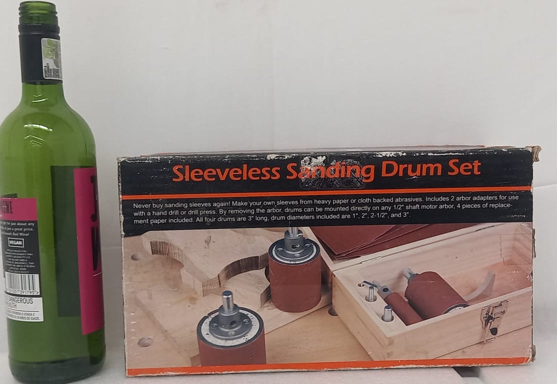 Sleeveless Sanding Drum Set – Multi-Size Drum Kit