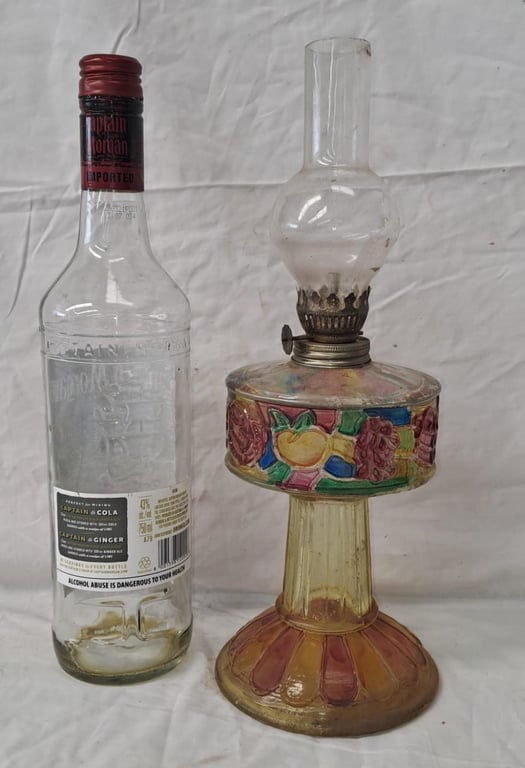 2 X Antique Decorative Glassware