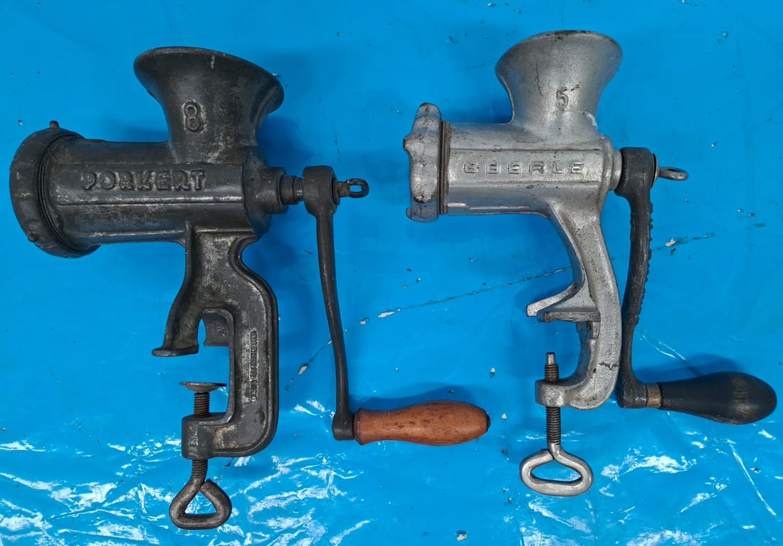 Pair of Vintage Mincers