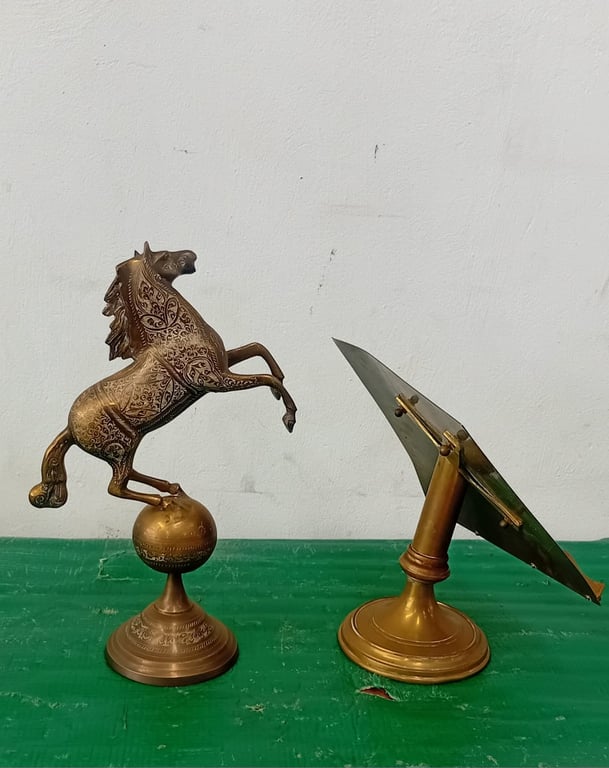 Vintage brass decorative ornaments