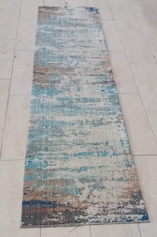 Modern Abstract Pattern Runner Rug
