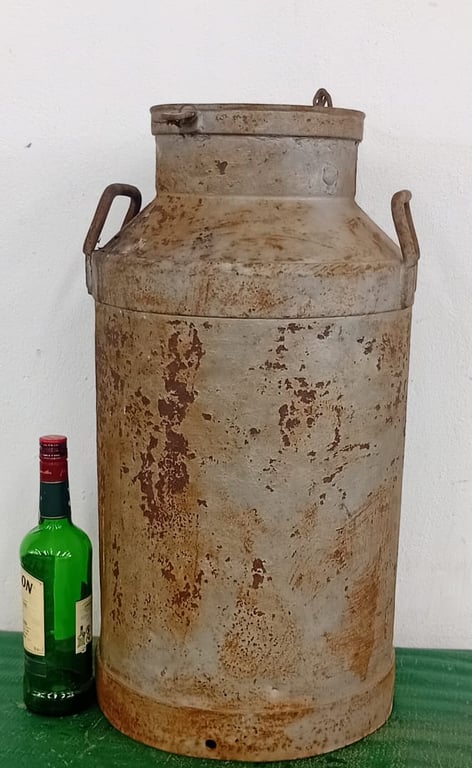 Vintage Metal Farm Churn
