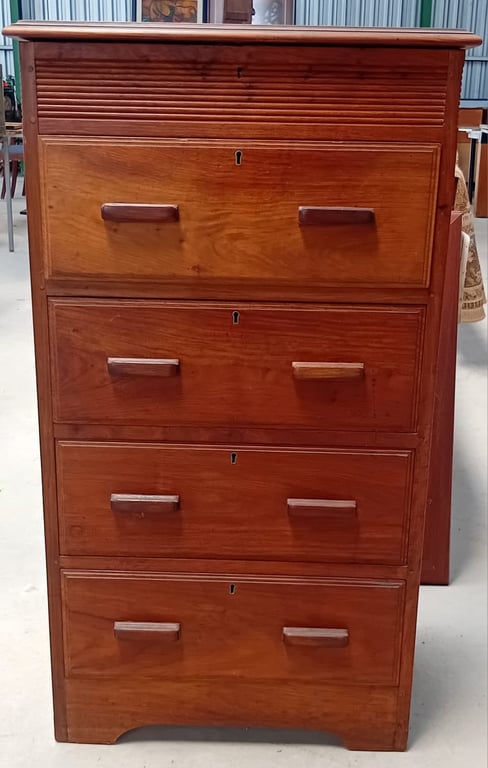 Vintage Wooden Chest Of Drawers