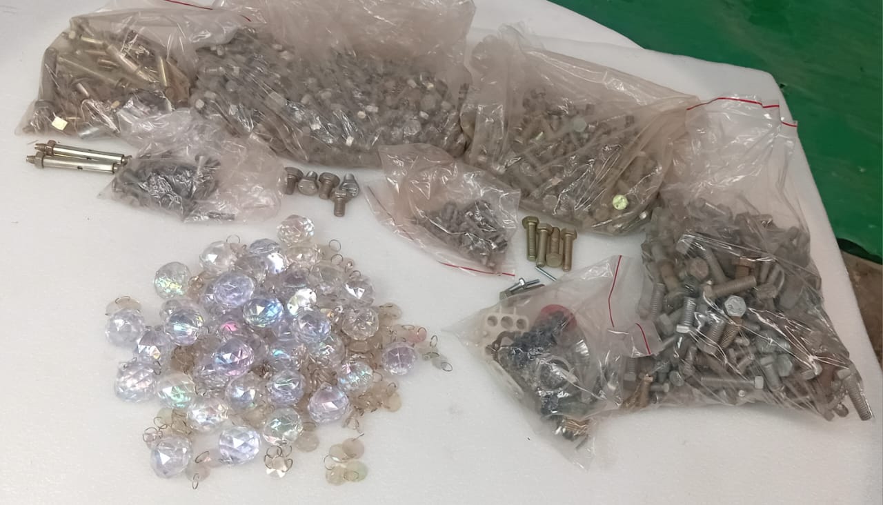 Joblot Of Bolt,Nuts,Screws & Crystals