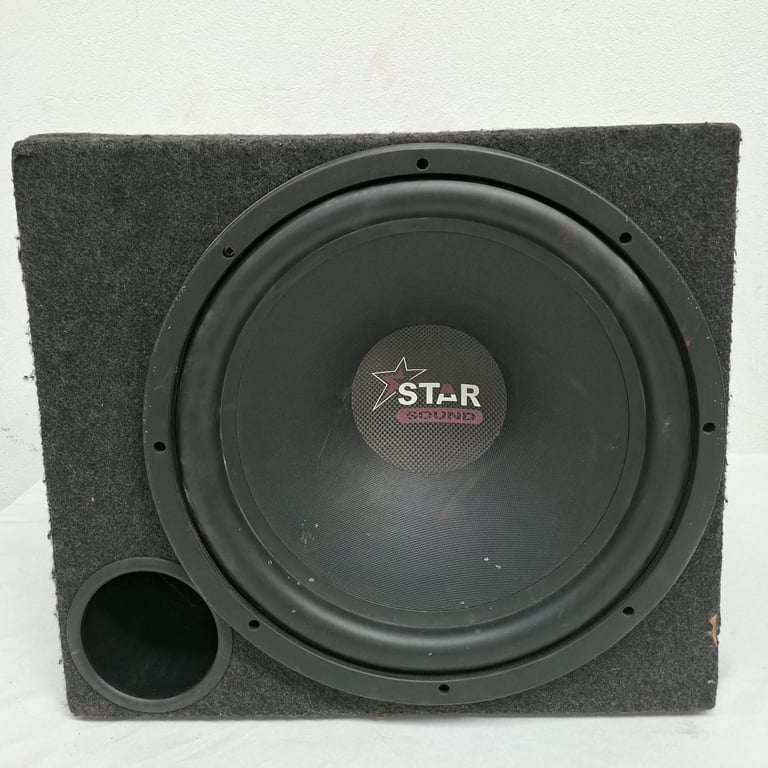 Car Subwoofer in Ported Enclosure (WAF)