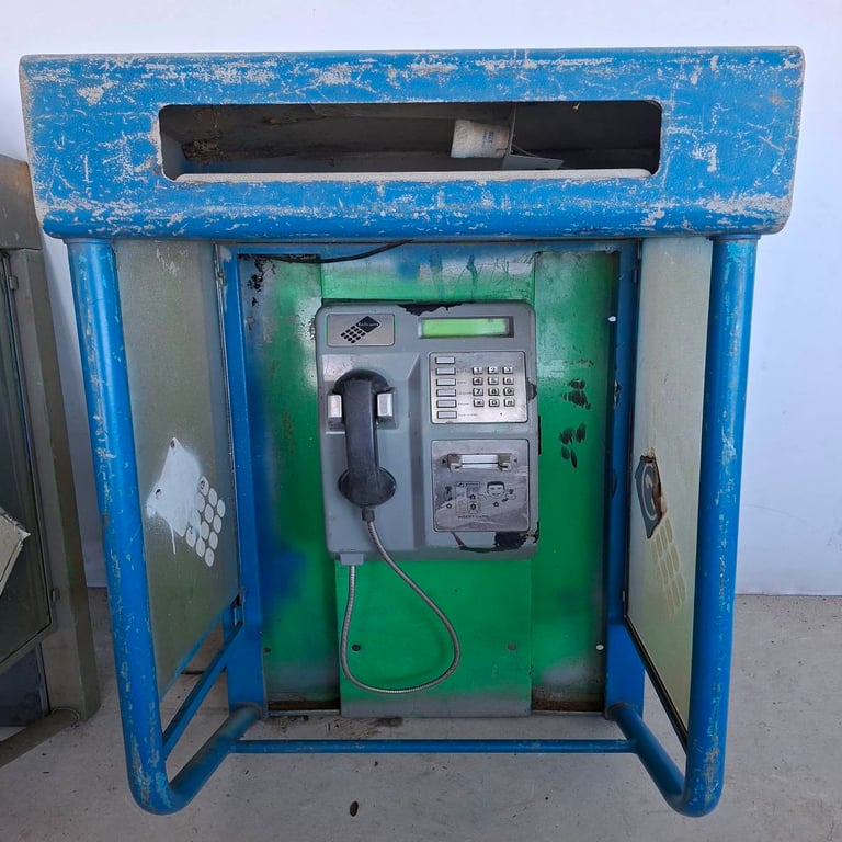 Vintage Telkom Public Telephone Box
