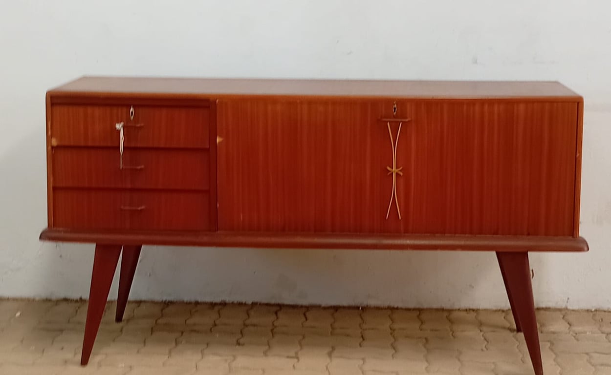 Mid-Century Style Wooden Sideboard