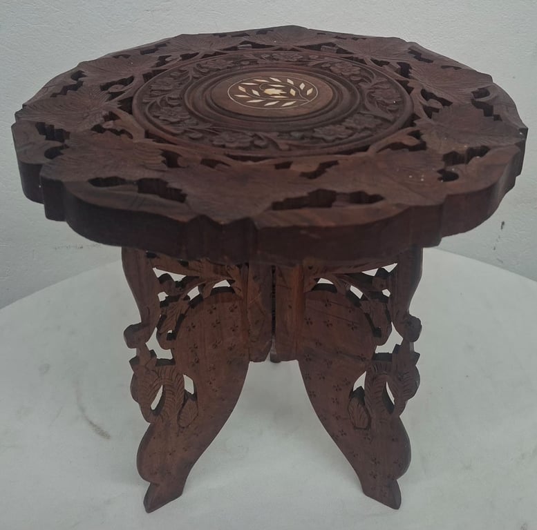 Hand Crafted Wooden Side Table