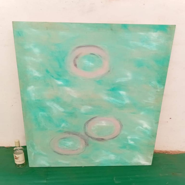 Joblot Of Abstract Paintings (8)