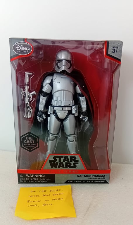 Disney Store Star Wars Elite Series Captain Phasma die-cast