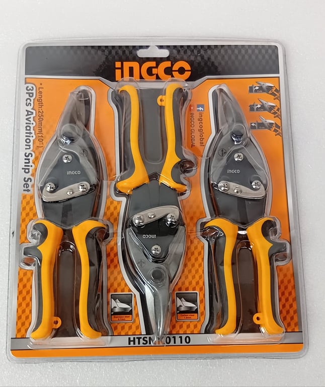 Ingco 3pcs aviation snip set