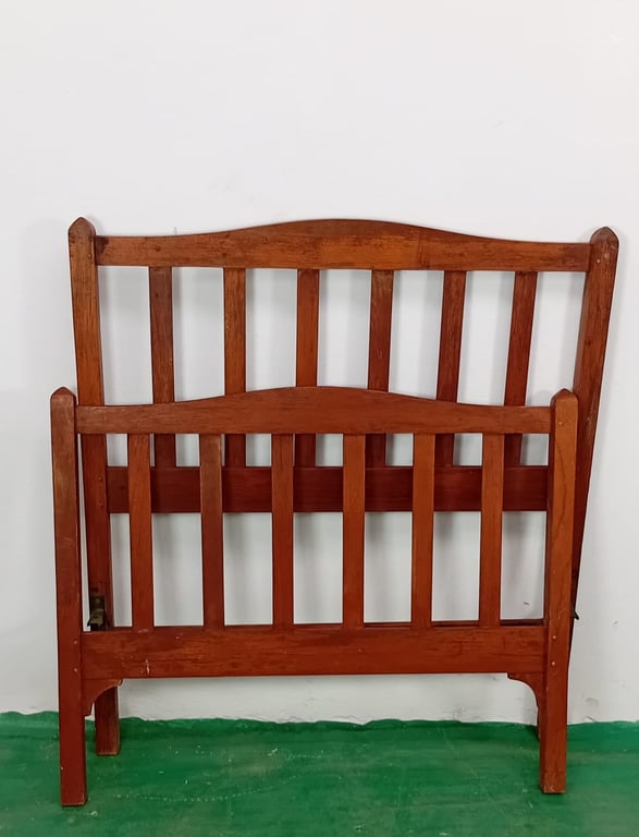 Single Wooden Headboard & Footboard Set 1