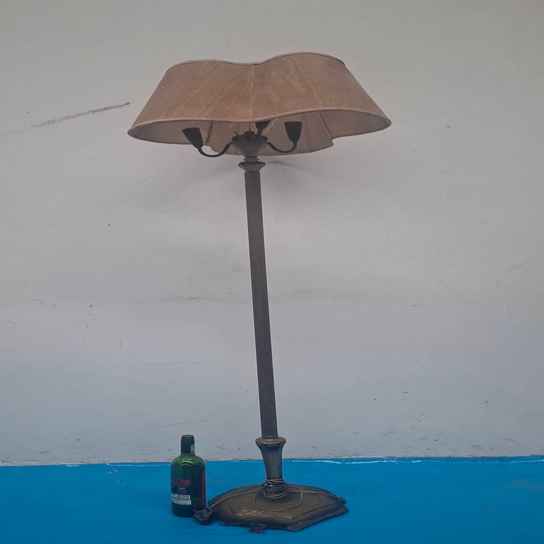 Vintage Floor Lamp with Dual Light Arms