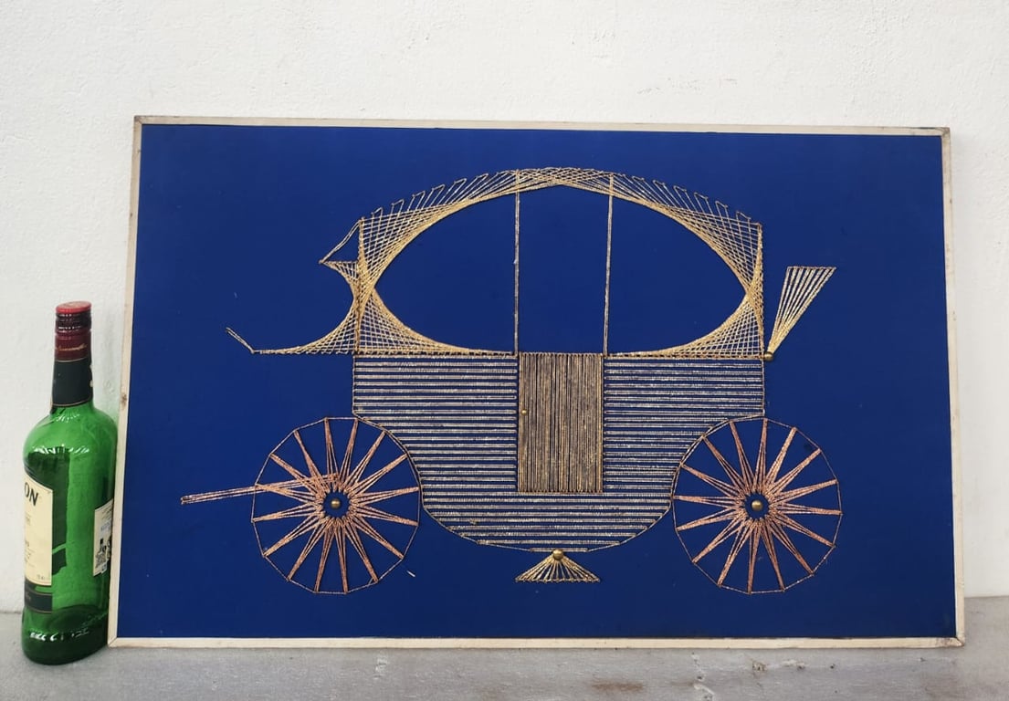 Vintage string art