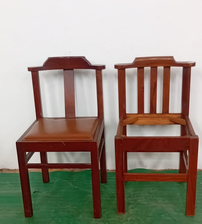 2 x Wooden Dining Chairs