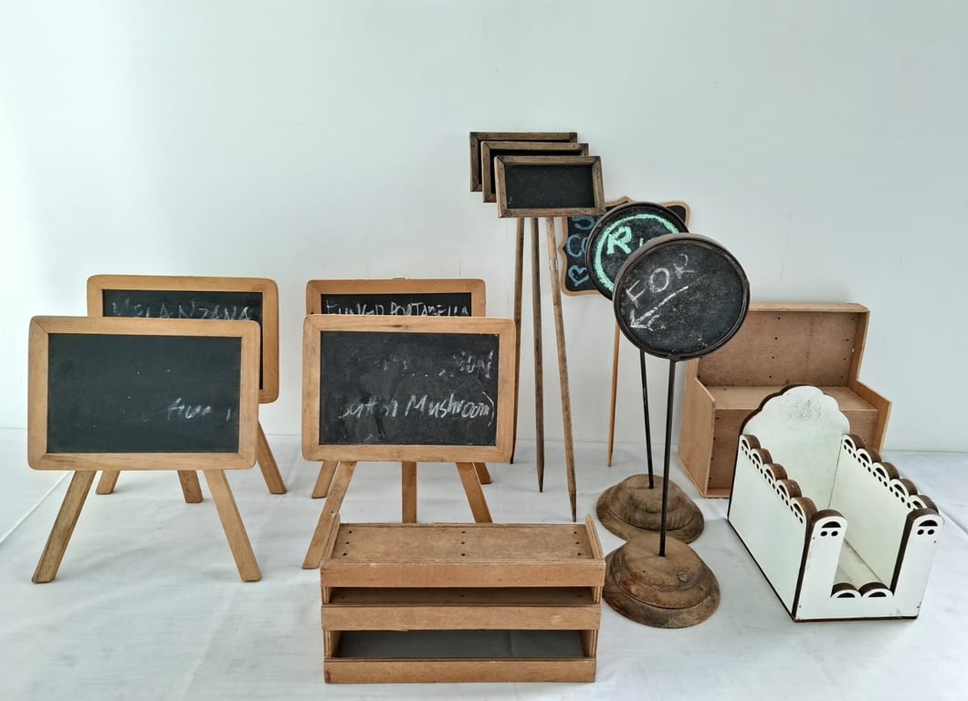 Collection of Miniature Display Chalkboards