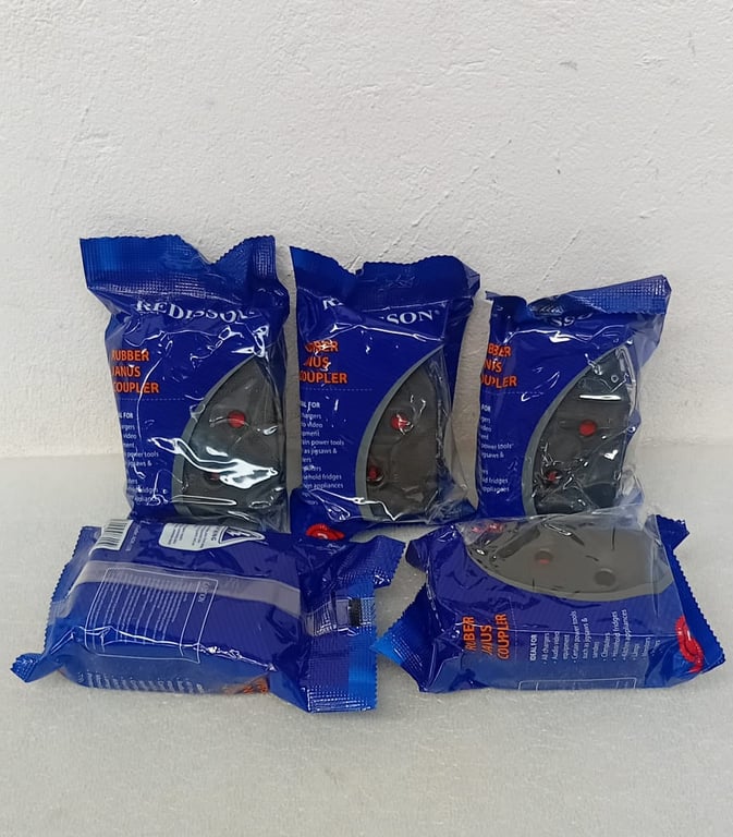 5 x Redisson rubber janus couplers(Max 16A 250V)