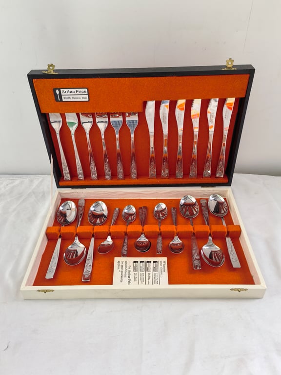 Arthur Price 24pc Stainless Steel Cutlery Canteen