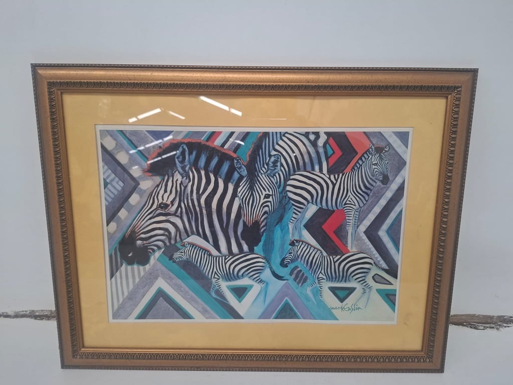 Framed Animal Prints & Paintings (12)