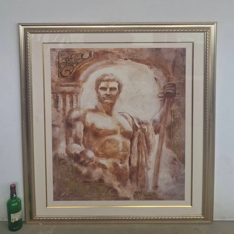 Framed Classical-Style Artwork
