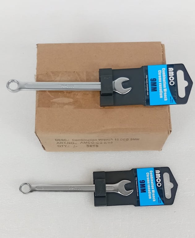 Combination Wrench 15 DEG 9mm