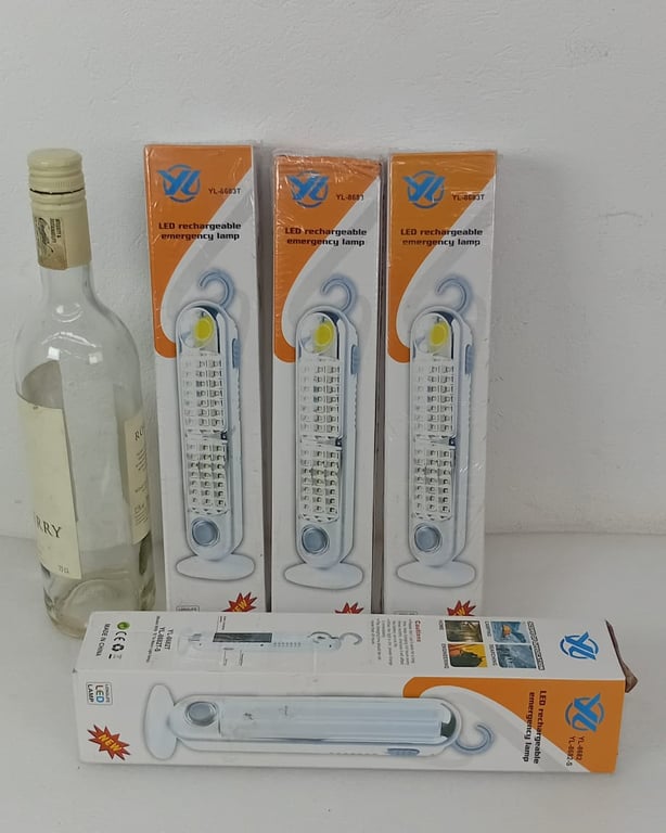 4 x LED Rechargable Emergency Lamps