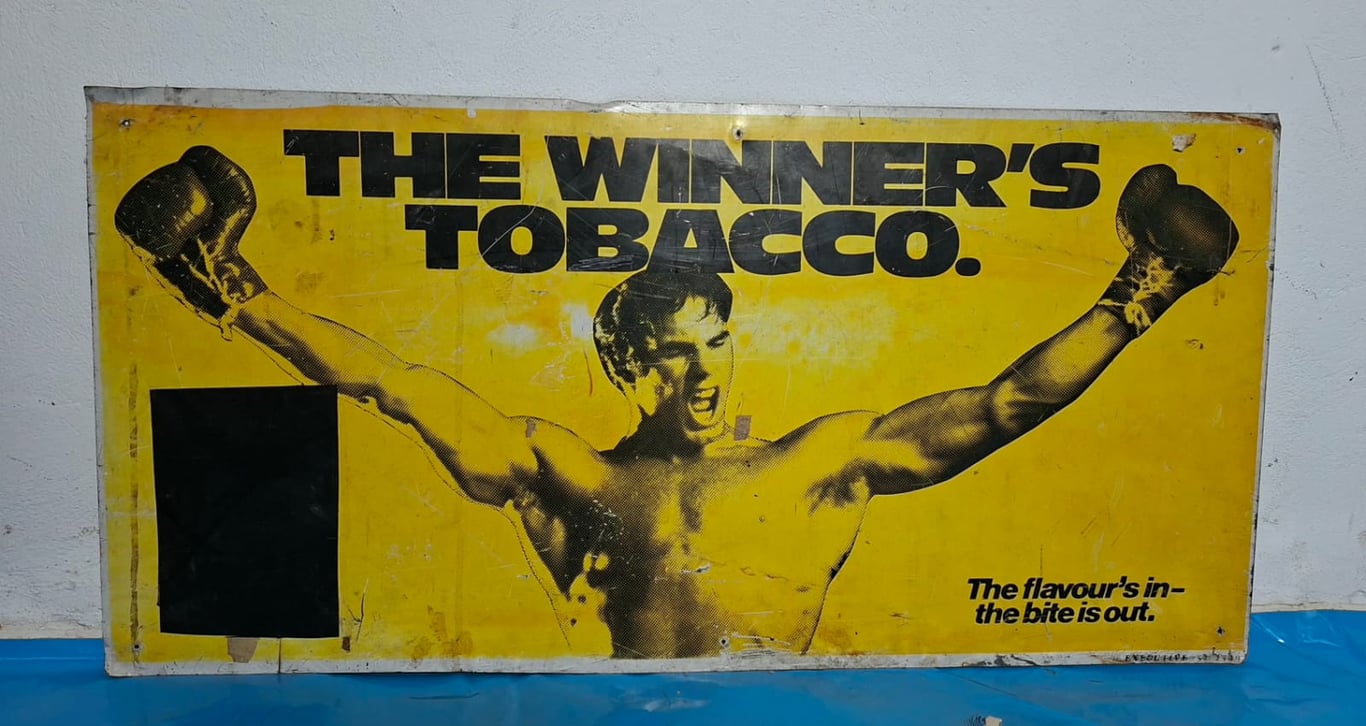 Vintage “The Winner’s Tobacco” Advertising Poster