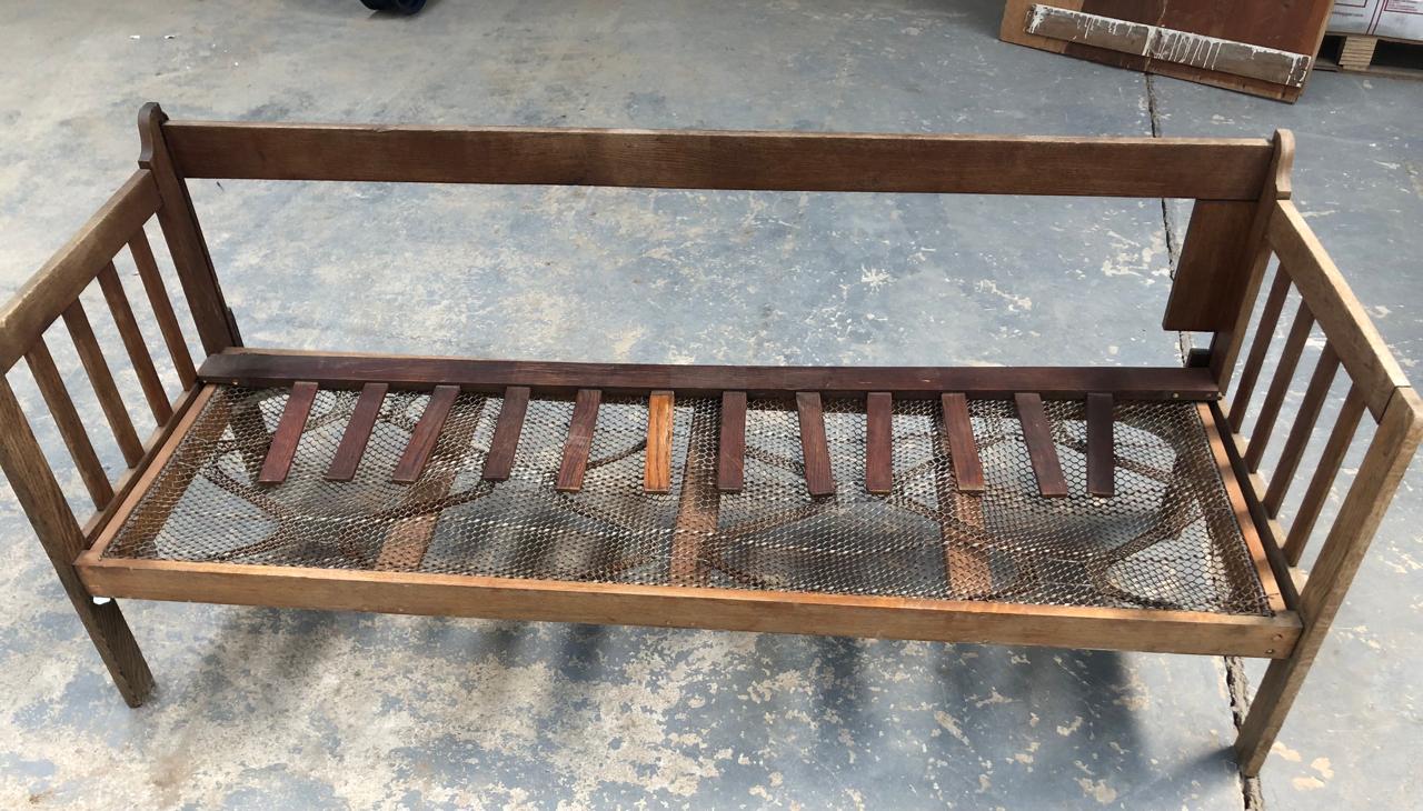 Wooden bench