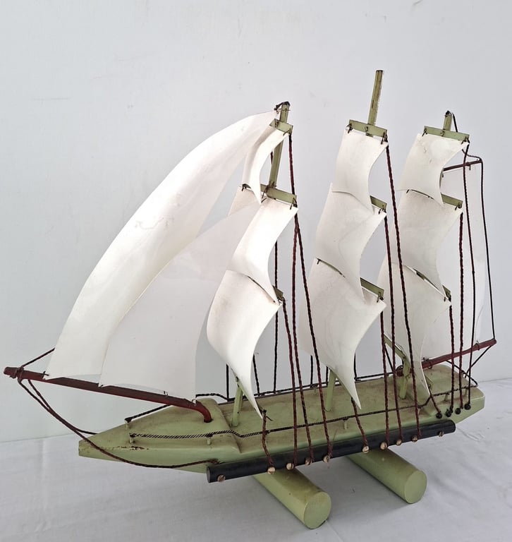 Decorative Model Sailing Ship Ornament.