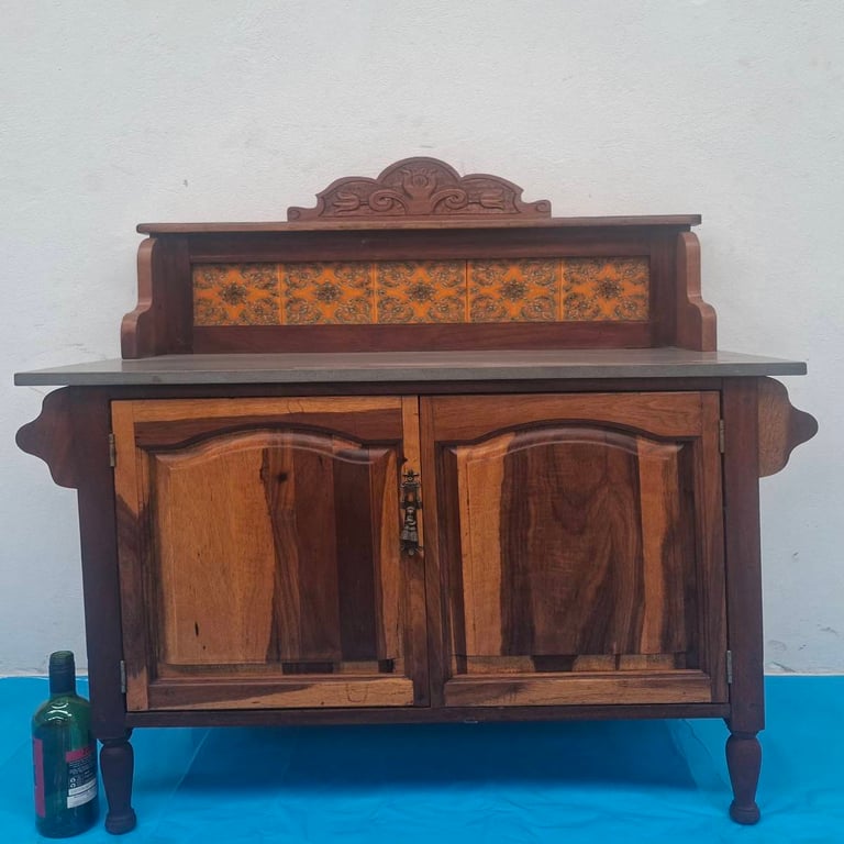 Vintage Wooden Sideboard / Server Cabinet