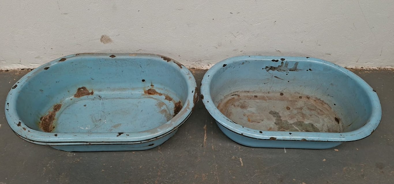 Vintage Enamel Baby Baths