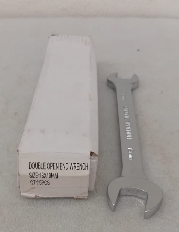 5 x Double Open End Wrench 18 x 19mm