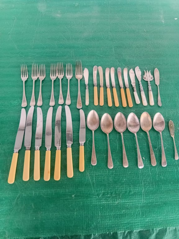 Collection of Vintage Silver-Plated Cutlery