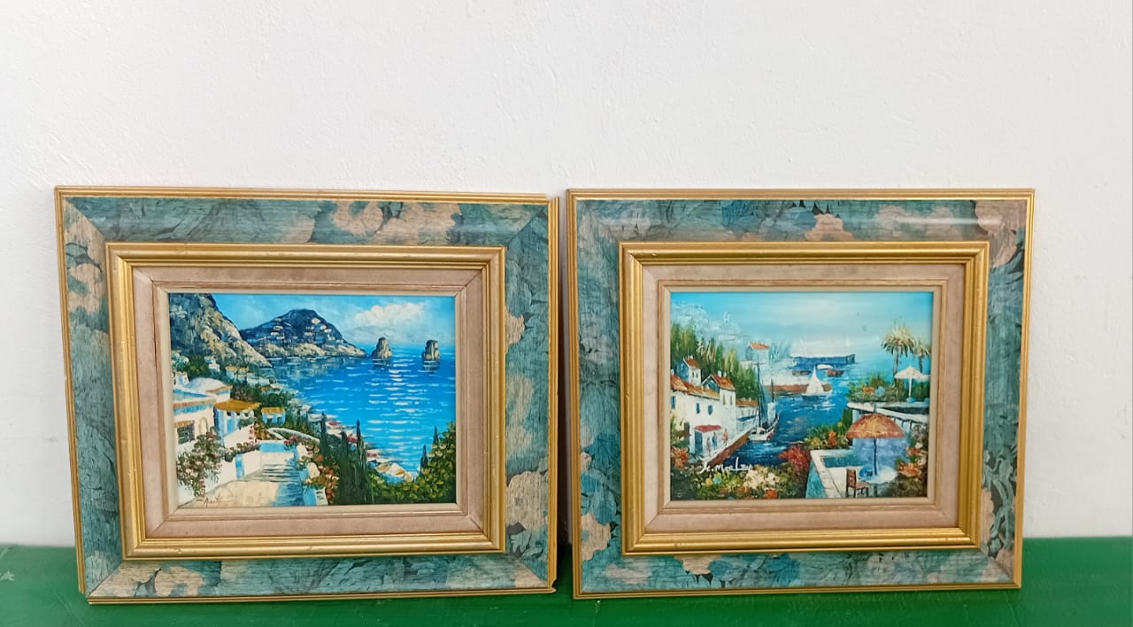 2 x Framed Vintage Artwork