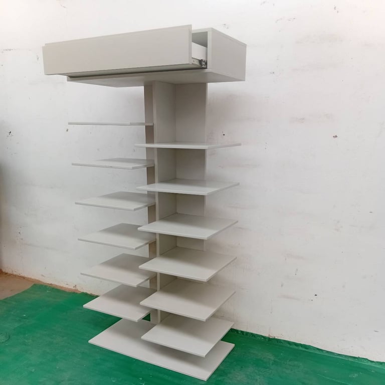 Display Shelf with top drawer