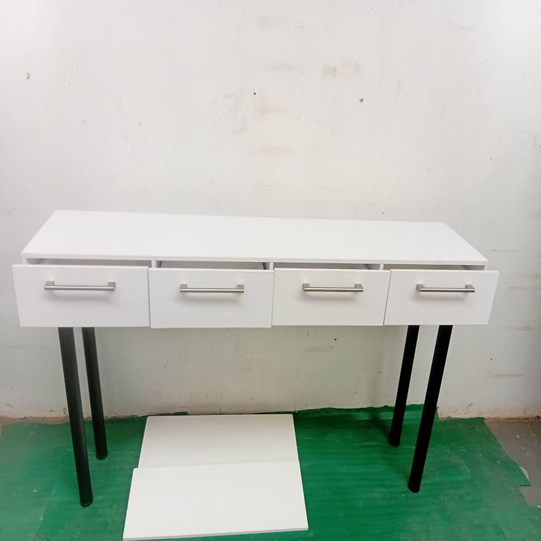 Entrance Hall table with drawers and shelving