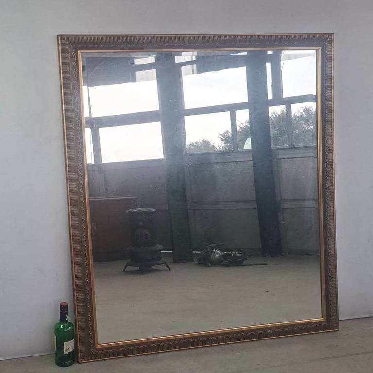 Large Framed Wall Mirror