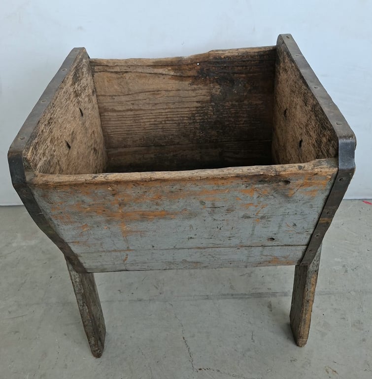 Vintage Wooden Livestock Feeding Trough